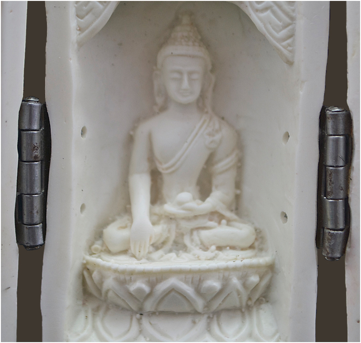 Buddha Triptychon Höhe: 12 cm