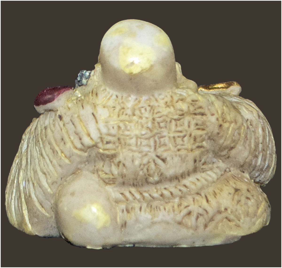 Buddha-Miniatur (Figur 8) Höhe: 3.5 cm