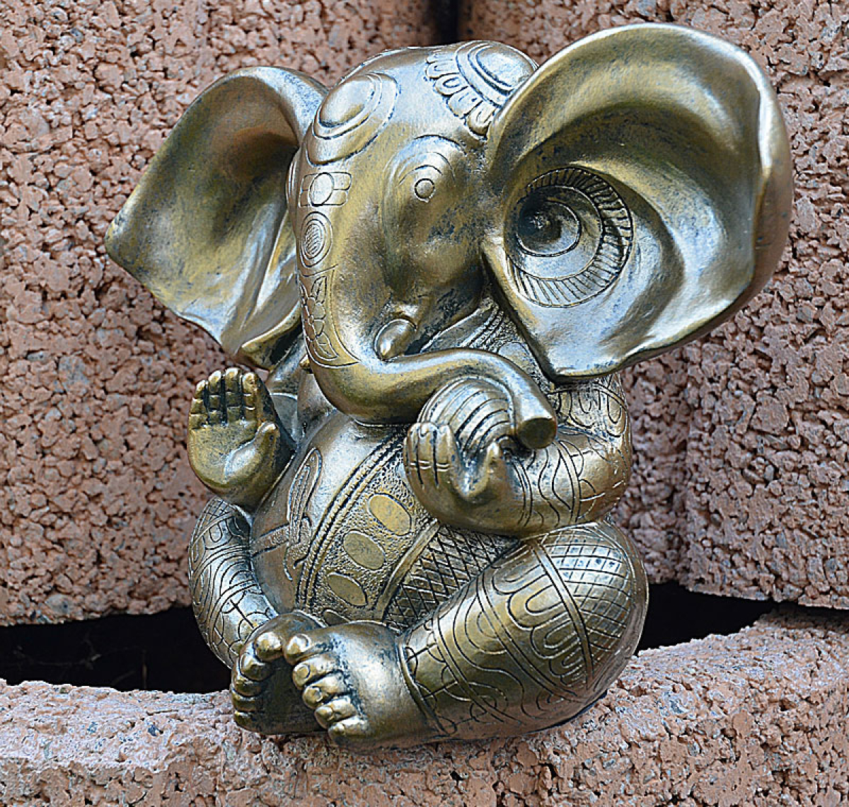 Ganesha sitzend Höhe 20 cm