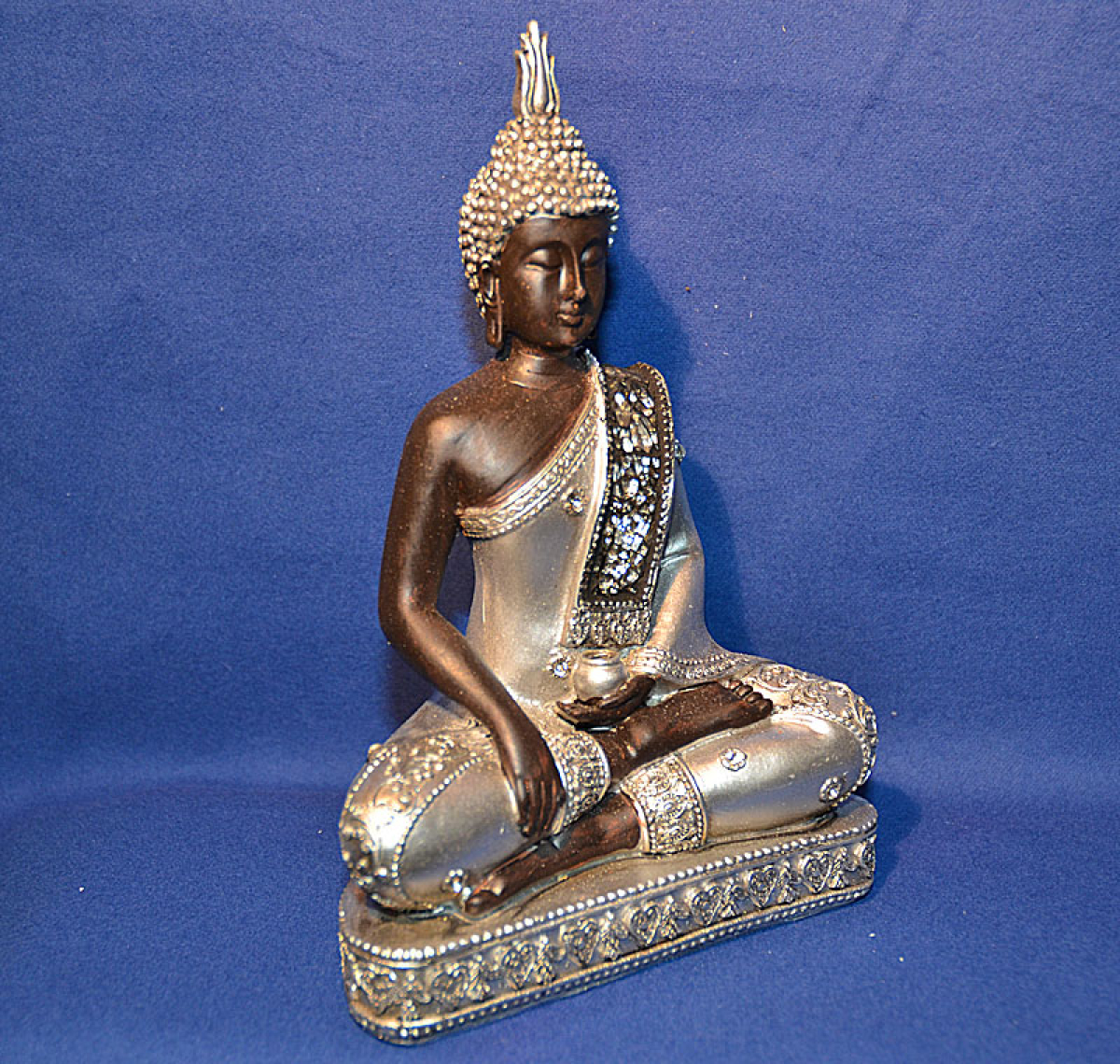 Thai Buddha im Lotussitz Höhe: 20,5 cm