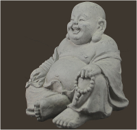 Happy-Buddha Höhe: 24 cm