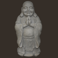 Happy-Buddha stehend Höhe: 59 cm
