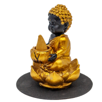 Buddha-Rauchgefäss (Figur 2) Höhe: 10 cm