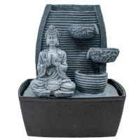 Buddha-Brunnen Feng Shui Höhe: 24 cm