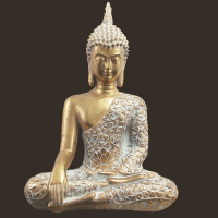 Goldener Buddha Höhe: 32 cm