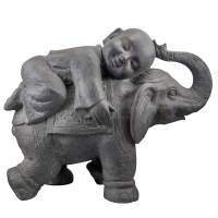 Shaolin auf Elefant Höhe: 44 cm