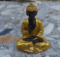 Thai Buddha im Lotussitz (Figur 7) Höhe: 6 cm