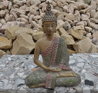 Thai Buddha sitzend Höhe 20 cm